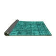thumbnail image 2 of Ahgly Company Indoor Rectangle Oriental Turquoise Blue Industrial Area Rugs, 6' x 9', 2 of 4