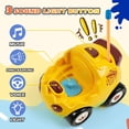 thumbnail image 3 of Coche de juguete QPOU con control remoto con dinosaurio, paquete de 2 unidades para niños mayores de 18 meses, 3 of 7