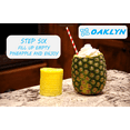Oaklyn Stainless Steel Pineapple Corer Cutter Slicer tool with Recipe
