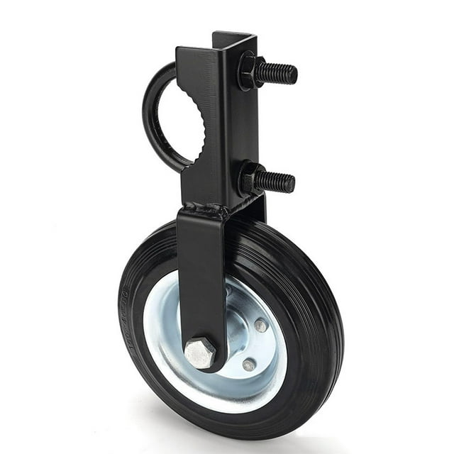 jesticaly Roues de Portail de Ferme Robustes Noires et Noires pour Portails d'Automne en Métal Noir Extérieur