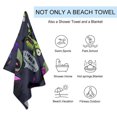 thumbnail image 3 of Invader Zim Beach Towel Microfiber Soft Absorbent Quick-Dry Bath Towel 130x80cm for Bathroom Shower Guests Pool Swimming Camp Holiday Gym for Kid Adult, 3 of 8