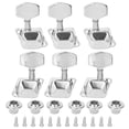 thumbnail image 3 of 6pcs Guitar Tuning Pegs 3R 3L Semiclosed String Tuners Machine Head Professional Parts, 3 of 8