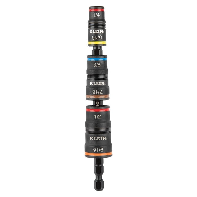 Destornillador de impacto Klein Tools 32933 con conector 7 en 1 con clasificación de impacto