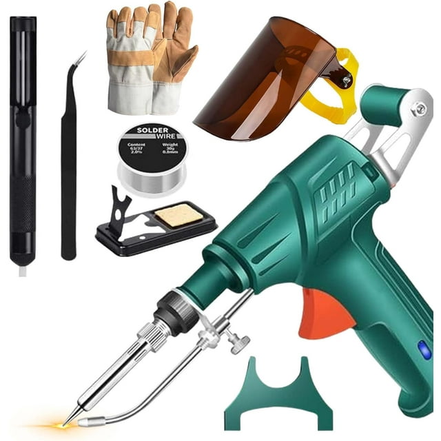 Laser Welding Machine ,Internally Heated Industrial Laser Welding Tools, 2025 New Industrial Laser Welding Machine, Automatic Corded Solder Iron Internal Heat Electric Welding Tool (Green)