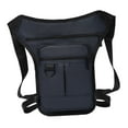 thumbnail image 3 of Mornei Men Waist Bag Hip Leg Bag Fanny Pack Multifunctional Thigh Bag Shoulder Dark Blue, 3 of 9