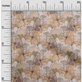 thumbnail image 2 of oneOone Viscose Chiffon Brown Fabric Abstract Line Drawing Floral Fabric For Sewing Printed Craft Fabric By The Yard 42 Inch Wide, 2 of 6