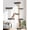Grey, variant on Grey Cat Wall Shelves Set 70 Inch Mounted Climbing Furniture With Soft Cushion Perch