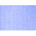 thumbnail image 1 of Ahgly Company Machine Washable Indoor Rectangle Solid Blue Modern Area Rugs, 3' x 5', 1 of 4