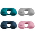 thumbnail image 1 of BOLLSLEY Inflatable U-Shaped Neck Support Pillow, Foldable Portable Inflatable Cushion For Travel Air Plane Sleep, 1 of 7