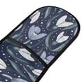 thumbnail image 2 of Dailycode Double Sided Oven Mitt with Loop Heat Resistant Kitchen Long Potholders 7" x 35" Beautiful Snowdrops Flowers, 2 of 6