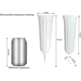 thumbnail image 4 of Minzimin Memorial Floral Vases, Cemetery Vase, Headstones Flower Holder, Grave Cone Vase, Flower Pots for Outdoor Plants, Decorative Plastic Containers Set of 6, 4 of 9