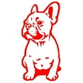 thumbnail image 2 of SPRING PARK Funny French Bulldog Reflective Car Vehicle Body Window Decals Sticker Decor, 2 of 7