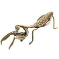 thumbnail image 1 of SHISUYAN Copper Mantis Statue Delicate Figurine Creative Craft Desktop Decor, 1 of 9