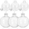 thumbnail image 4 of Plastic Candy Storage Container 6Pcs Leak-Proof Empty Bottles For Household Item Transparent Color Simple Storage Solution, 4 of 5