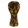 thumbnail image 2 of Yuyamidu Orange Polynesia Golf Club Cover Fit Well for Driver or Fairway Wood Golf Club, Hibiscus Golf Headcover Stylish Protection for Your Clubs for Women, 2 of 7