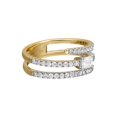 thumbnail image 3 of Round & Baguette Diamond Ring 14K Yellow Gold 1.00Cttw, 3 of 6