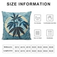 thumbnail image 5 of Qinduosi Pack of Throw Pillow Covers, Decorative Soft Pillows, Vintage Pillow Covers Square Cushion Case for Couch Bed Sofa, Blue/Grey/White, inches, 5 of 5