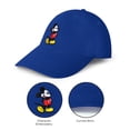 thumbnail image 2 of Gorra de béisbol para hombre de Disney con diseño de Mickey Mouse, ajustable, color azul marino, 2 of 5