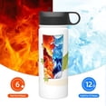 thumbnail image 6 of Sikiie Hunting Frog Print 18OZ Insulated Straw Cup, Portable Leak-proof Sports Water Bottle, Stainless Steel Water Cup Suitable for Home and Outdoor, 6 of 8