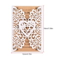 thumbnail image 3 of 10 Pcs Cartes d'Invitation en Papier Perlé pour Mariage Anniversaire Fête, 3 of 8