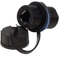 thumbnail image 2 of ANMBEST Panel Mounting Shielded RJ45 Waterproof Cat5/5e/6 8P8C Connector Ethernet LAN Cable Connector Double Head Coupler Adapter Female to Female with Waterproof/Dust Cap, 2 of 4
