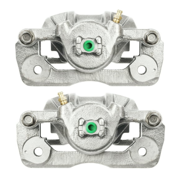 AutoShack Front Brake Calipers Set of Assembly with Bracket Replacement for 2009-2020 Honda Fit 2011-2015 CR-Z 2012-2015 Civic 2013-2015 Acura ILX 1.5L FWD Driver and Passenger Side BC30300PR