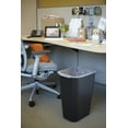thumbnail image 2 of Contenedor de basura Rubbermaid Commercial 41 L de plástico negro x12, 2 of 2