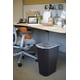 thumbnail image 2 of Contenedor de basura Rubbermaid Commercial 41 L de plástico negro x12, 2 of 2
