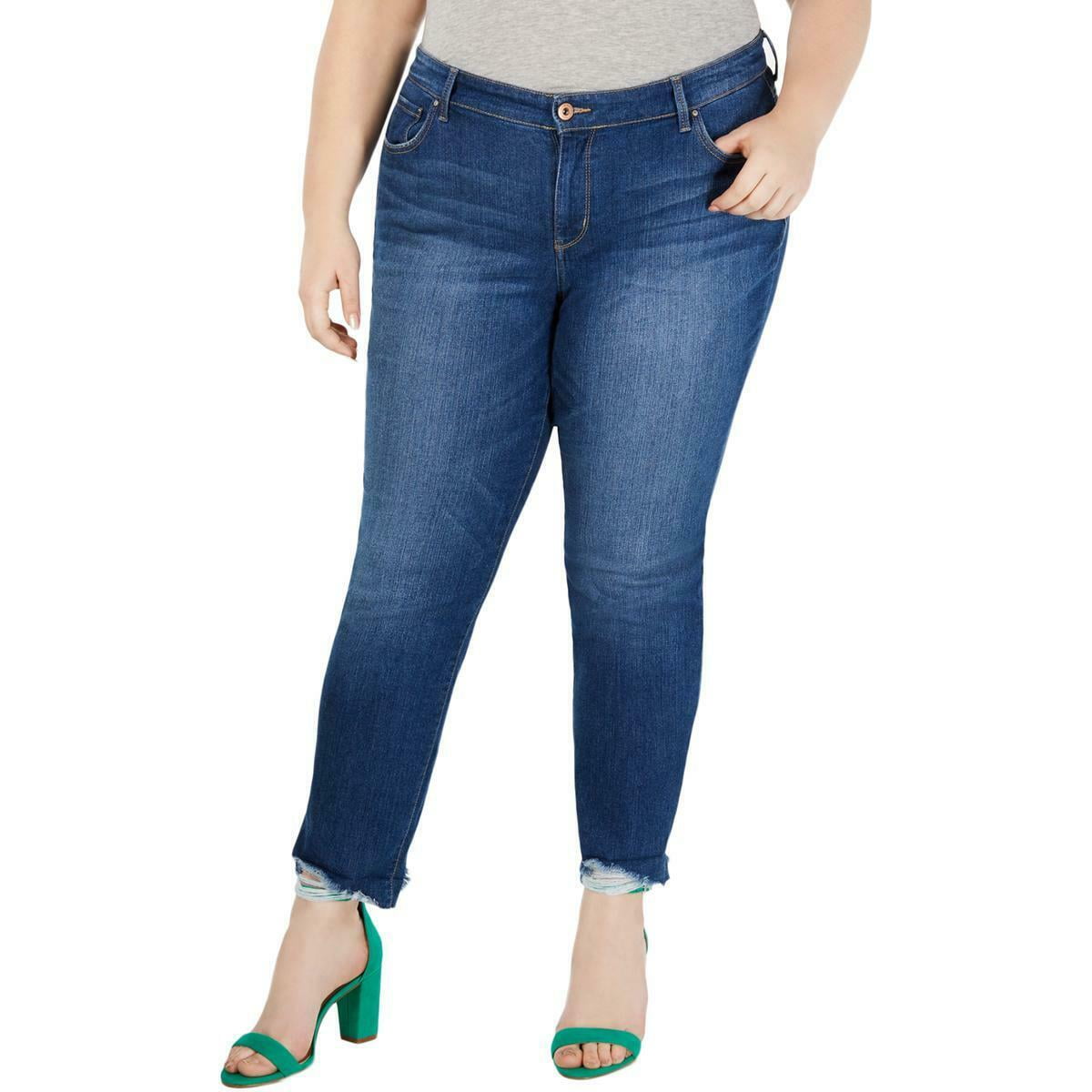 I-N-C - I-N-C Womens Distressed Boyfriend Fit Jeans - Walmart.com - Walmart.com