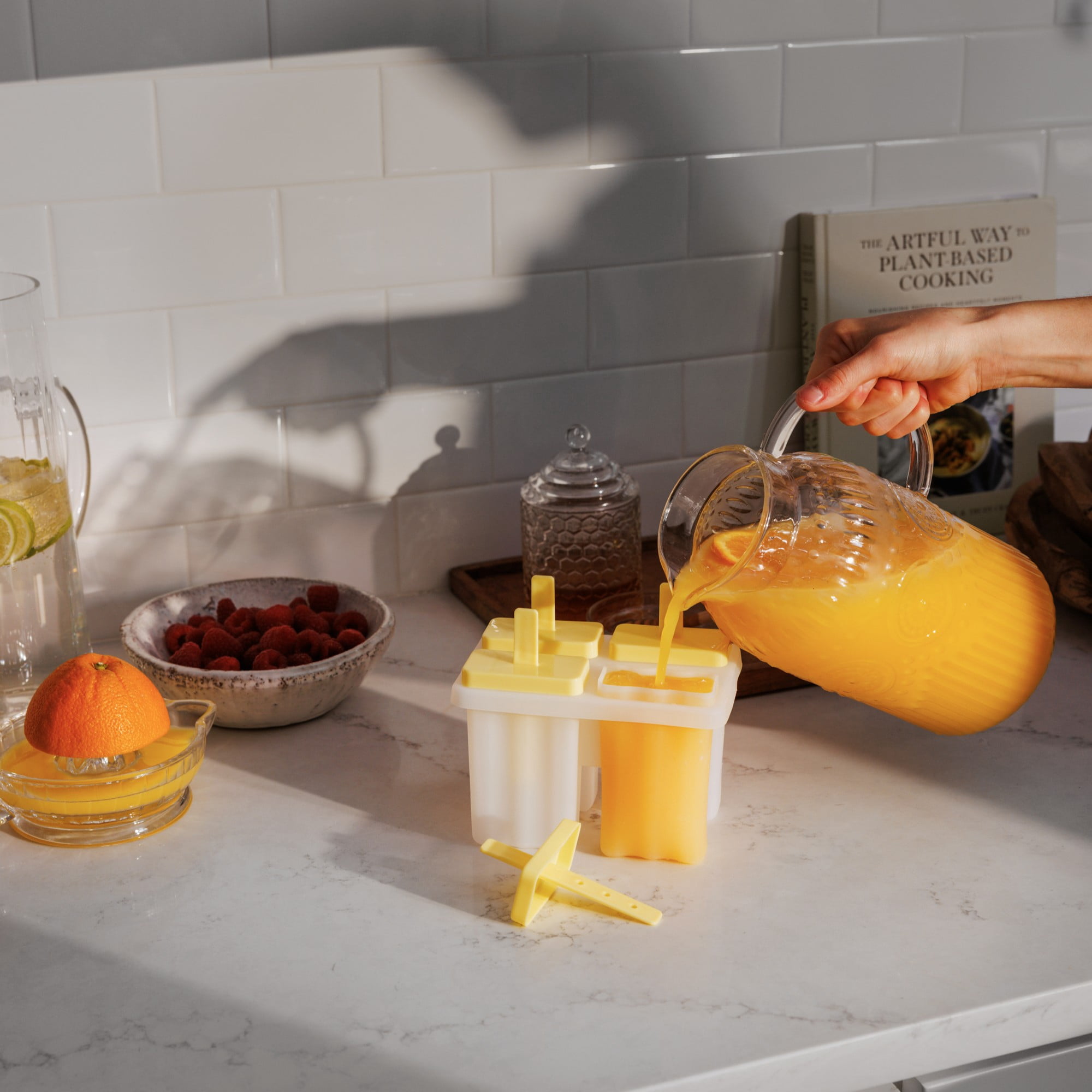 Thyme & Table Silicone Ice Pop Mold - Yellow