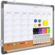 thumbnail image 1 of Pizarra blanca con calendario mensual, borrado en seco, 17 x 13 pulgadas, 1 of 7
