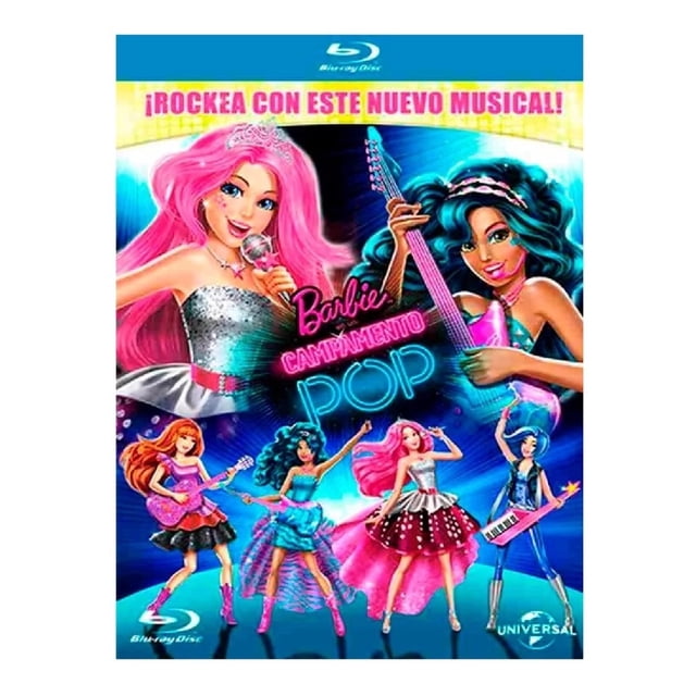 Barbie Campamento Pop In Rock N Royals Pelicula Blu ray Universal Barbie Campamento Pop In Rock N Royals Pelicula Blu ray