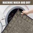 thumbnail image 4 of Bedside Rug 31x20 Inch Washable Soft Small Throw Rugs for Bedroom, Low Profile Non Slip Area Rug Indoor Floor Mat for Home Office Desk Vanity Pet Car Seat, 4 of 6