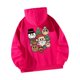 thumbnail image 5 of Sudaderas con capucha para mujer Casual Rose Red para mujeres Niñas con bolsillos Sudaderas con capucha navideñas M Yuyangstore sudadera con capucha de mujer, 5 of 8