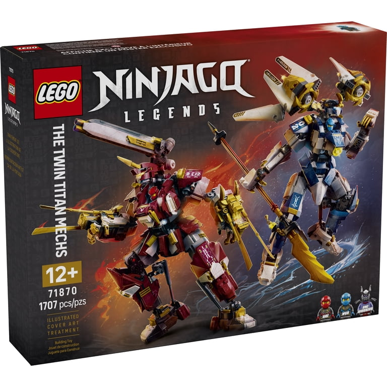 LEGO NINJAGO The Twin Titan Mechs - Building Toy for Boys & Girls