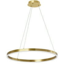 Dainolite 34W Chandelier, AGB, FR Acrylic Diffuser