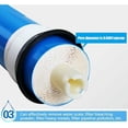 thumbnail image 3 of Membrana de ósmosis inversa 1812-75G de 75 GPD, repuesto universal compatible con purificador de agua residencial YOIURT, 3 of 5