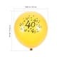 thumbnail image 2 of FUTUREORYY 20Ud Globos Negros Y Dorados Para Fiesta 40 Años Con Látex Para Decorar Eventos, 2 of 6