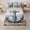 Nautical 01, variant on Manfei Vintage Anchor Zipper Twin Comforter Sets with Fitted Sheet and 2 Pillowcases for Kids Boys and Girls, Navy White Nautical Theme Zipper Bedding Set, Navy Reversible, 4-Piece