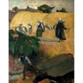 thumbnail image 2 of Gauguin Breton Women. Npaul Gauguin Breton Women Stacking Hay. Oil On Canvas 1889. Poster Print by, 2 of 2