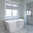 thumbnail image 3 of Ariel Arl-701 Catania 68" Free Standing Acrylic, Fiberglass Whirlpool Tub - White, 3 of 6