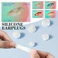 thumbnail image 4 of 6Pcs/Box Soft Silicone Reusable Ear Plugs Anti Noise Noise Swim Sleep, 4 of 8