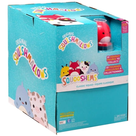 Squishmallows Squooshems Mystery Box Stuffed Animals and Plush Toys, 28 Pieces