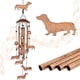 thumbnail image 2 of Outdoor Wind Chimes Dachshund Wind Chimes Outdoor Decoration Iron Art Dachshund Dog Wind Chimes Fron, 2 of 5