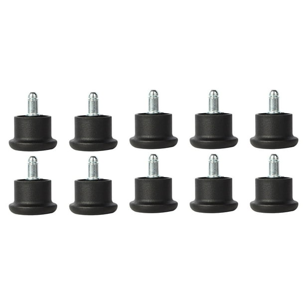 10Pcs Office Chair Glides Fixed Stationary Caster Protect Wood Floor Bell Glides Chair Glides to Replace Casters for Chair Furniture Cabinet Walmart