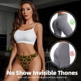 thumbnail image 4 of Thongs for Women - Beautiful Sunflower No Show Seamless Womens Thongs Underwear, Soft Stretch G String Thongs for Women,Cuteness Ladies Thong Bikini Panties Briefs, 4 of 5