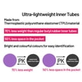 thumbnail image 4 of Ultralight 43g 26 27.5 mountain Bike Inner Tube TPU Bicycle Tire FV45, 4 of 8