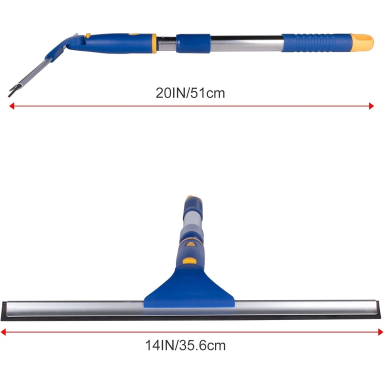 ITTAHO 14-Inch Shower Squeegee With Extendable Pole photo 8