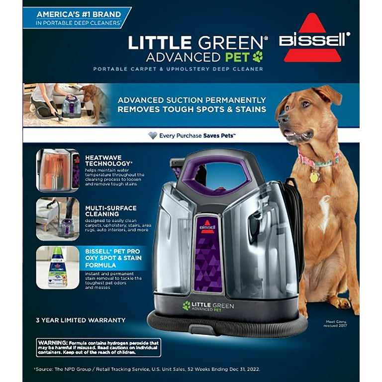 Free Shipping! BISSELL Little Green ProHeat Advanced Pet Carpet