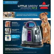 BISSELL Little Green ProHeat Advanced Pet Portable Deep Cleaning Machine with Heatwave Technology for Carpet, Upholstery, and Auto, 2513W